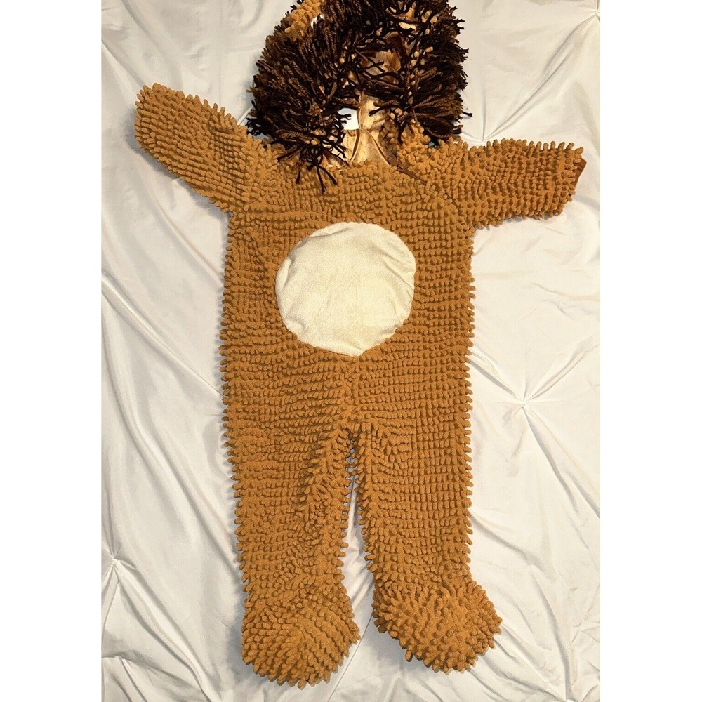 Lion Costume Size 12-24 Months Target‎ Full hood Brown Padded Unisex Halloween